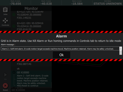 Alarm dialog