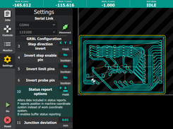 Settings panel deployed