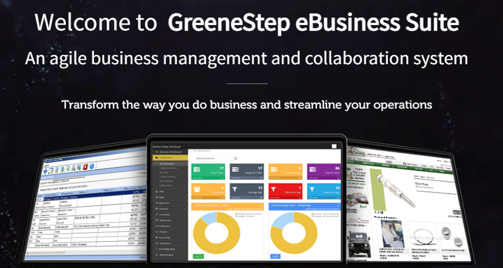 Greenestep ERP Screenshot 1