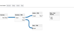 Drag-and-drop customer journey mapping