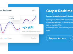 Instantly convert any web data — into easy-to-manage APIs.