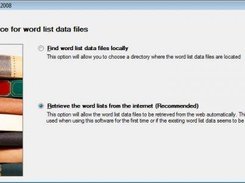 Retrieve word lists automatically from the web