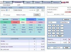 ecran principal de commande