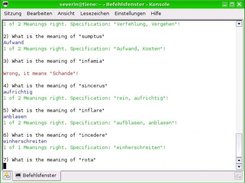 A Screenshot of Grivoc, running on a Linux system.