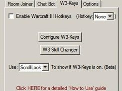 W3-Keys main tab