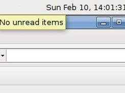 Tray icon: no unread items