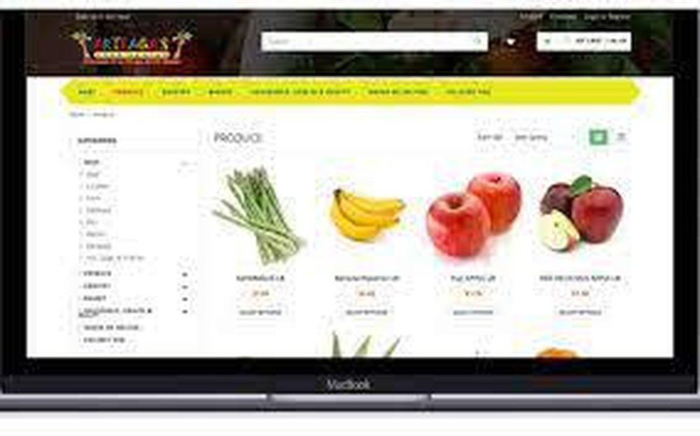 Grocery E-Commerce 360 Screenshot 1