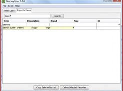 Version 0.2.0 Search Favorites