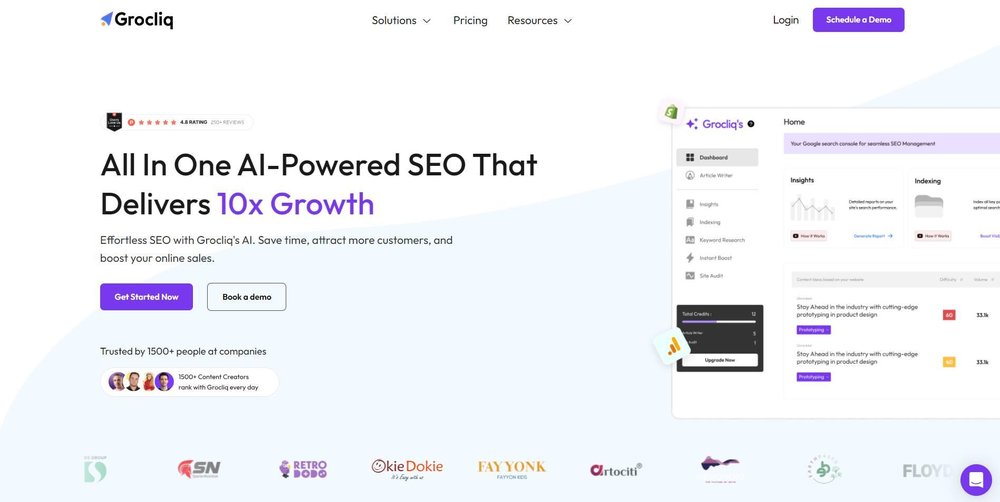 Grocliq-Homepage