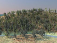 image rendered with raytracer Twilight from within GroIMP