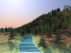 image rendered with raytracer Twilight from within GroIMP