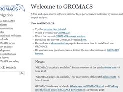 GROMACS Screenshot 1