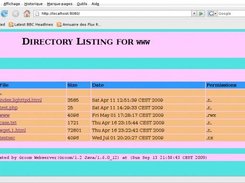 A directory listed with the new FancyDirectoryHandler (v1.2)