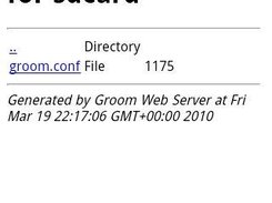 Directory listing with DirectoryHandler