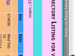 A Directory listing with FancyDirectoryHandler