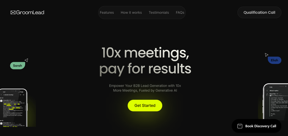 GroomLead Screenshot 1