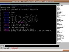 Groucha 0.9.4 sous Firefox 1.0.2 avec le thme du Manchot