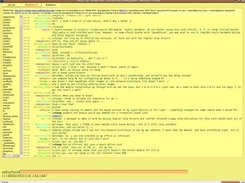 Groucha 0.9.4 sous Firefox 1.0.2 avec le thme de la Banane