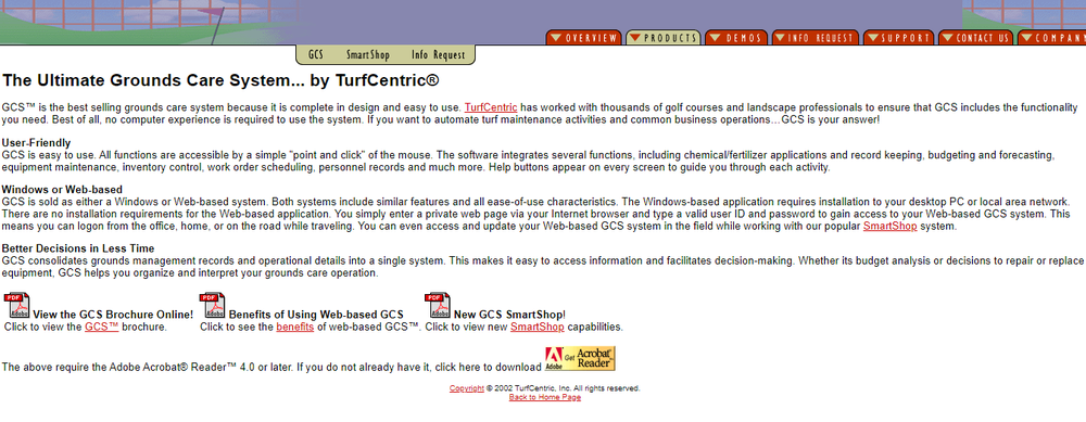 Grounds Care System (GCS) Screenshot 1