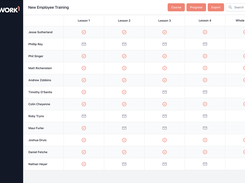 Groundwork1 Team Progress Grid