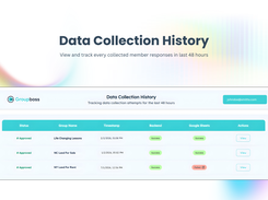 Data Collection History