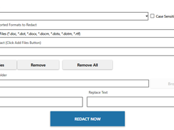 Text Redaction Module View