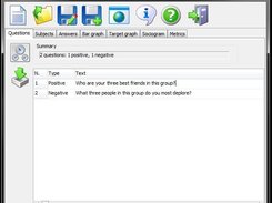 The "Questions" window