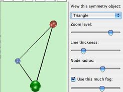 View a 3D object whose group of symmetries you're studying