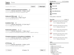 The GroupServer Development group is hosted on GroupServer