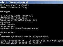 create configuration file