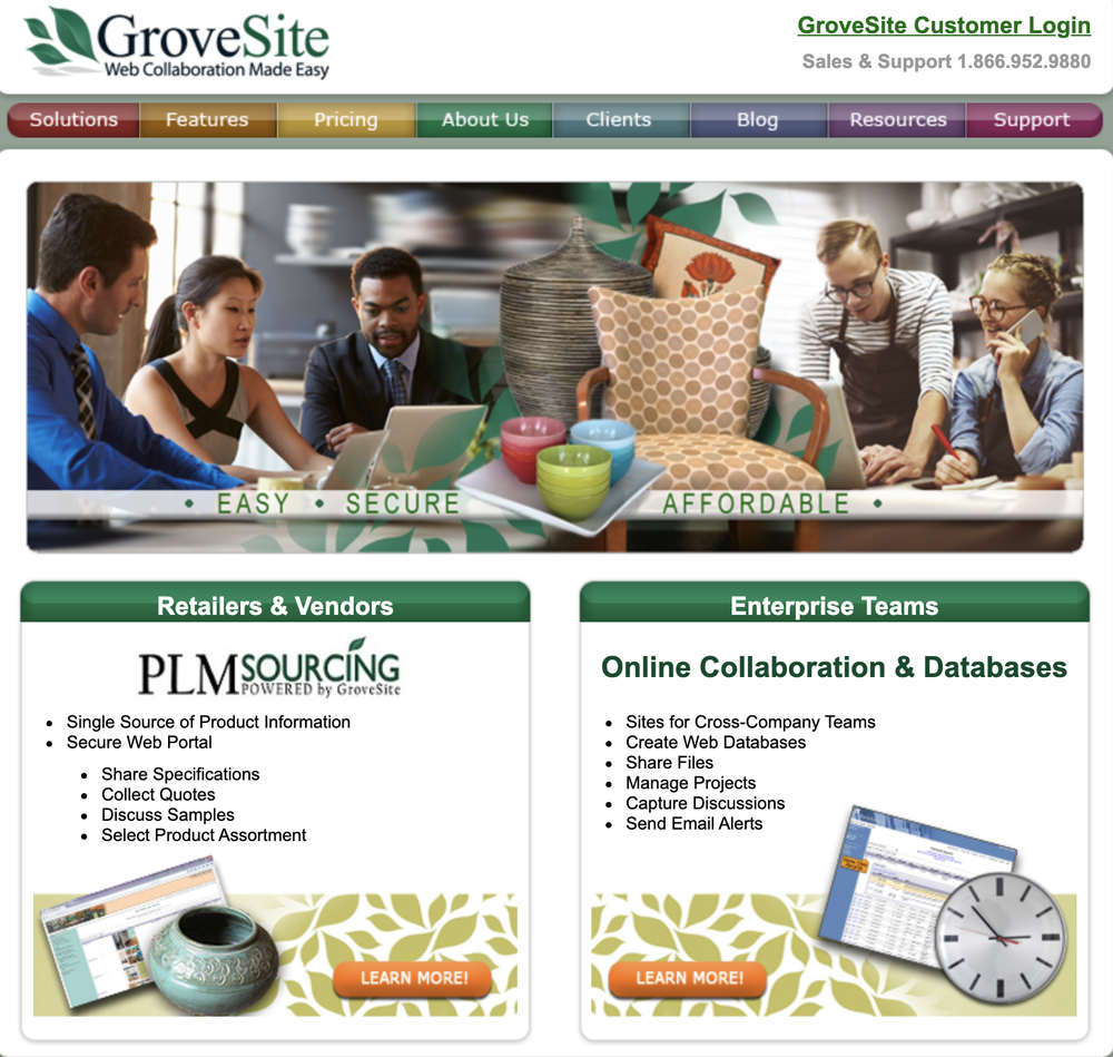 GroveSite Screenshot 1