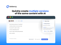SoSavvy Writer - Ai Writing Assistant Content Ideas