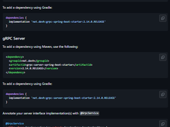 gRPC Spring Boot Starter Screenshot 1