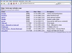 The Grumpy web server Screenshot 1