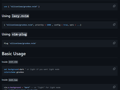 gruvbox.nvim Screenshot 2