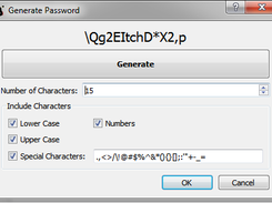 Generate random passwords