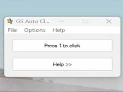 GS Auto Clicker Screenshot 1