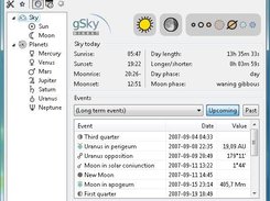 gSky Digest main window under Windows Vista