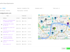 Optimization of tasks! It allows for the most efficient route to be taken by your workers which saves on time and fuel costs. By using folders you can plan ahead and optimize for a whole week in advance, or optimize multiple routes per day.