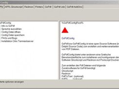 GsPdfConfig Main GUI
