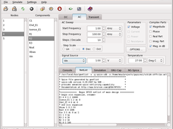 GNU Spice GUI Screenshot 1