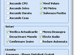 GS Player v2.1 - Optiuni Configurare