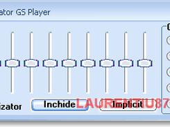 GS Player v2.1 - Egalizator