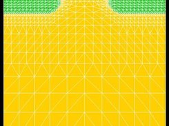 The mesh of NMOS transistor