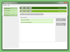 Capturing test case actions