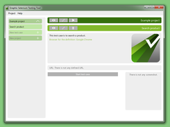 Test case main window