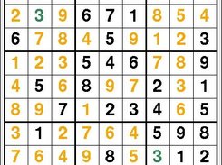 Solved Board, Green number are your good proposals