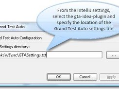 Select the location of your Grand Test Auto settings file