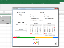 Options window