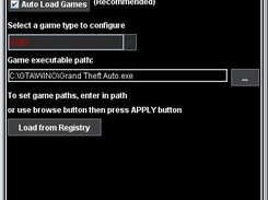 Games Preferences Window